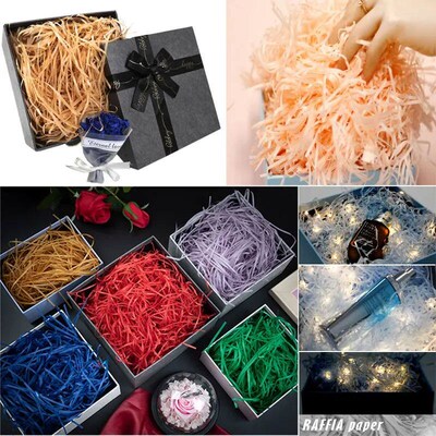 20/50g Multicolored Shredded Crinkle Paper Strands Shredded
