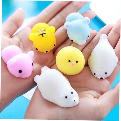 60 Pcs Squishies Mochi Anima Squishy Toys for Kids Party