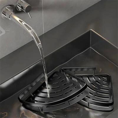 Bathroom Shelf Kitchen Storage Organizer Aluminum Alloy Sham