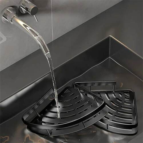 Bathroom Shelf Kitchen Storage Organizer Aluminum Alloy Sham