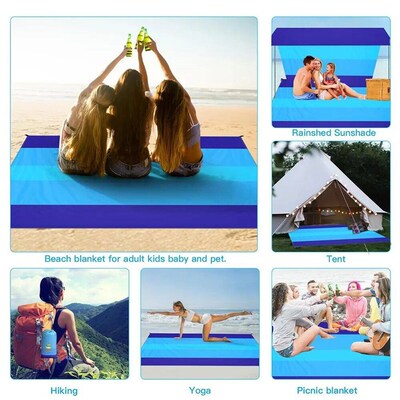 Beach Blanket, Waterproof and Sandproof Large 2-3 Adult Ligh