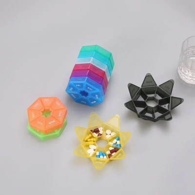 Mini Small Portable Travel Vitamin Pill Box Pills Cases Cont