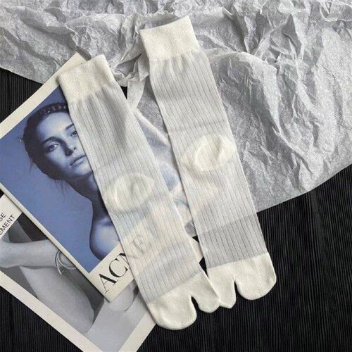 Thin Split Toe Socks Split Toe Nylon Socks Flip Flop Socks