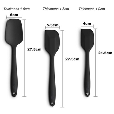 Silicone Spatula Kitchen Cooking Spatulas, Baking, Mixing