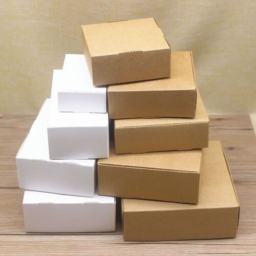 Paper plane box 5pcs Multi Size Kraft /white Packaging Box W