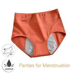 Panties for Menstruation Cotton Menstrual Panties High Waist
