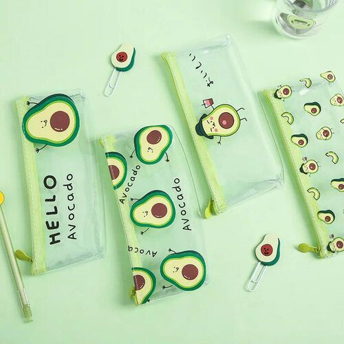 1 Pcs Pencil Case Avocado School Pencil Box Pencilcase Penci