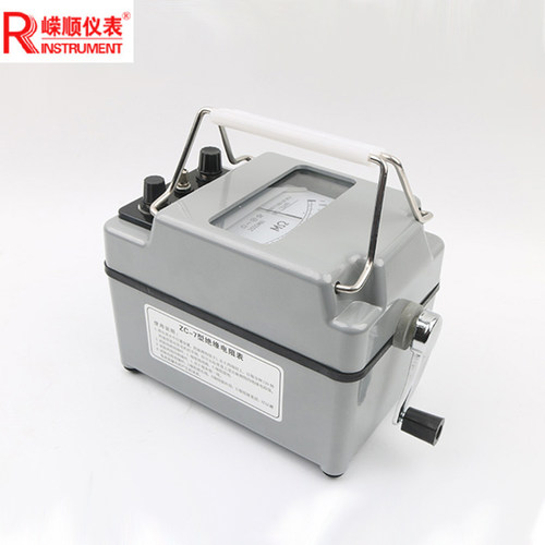 嵘顺绝缘电阻测试仪ZC电工摇表0V兆欧表1000V 手摇ZC11D00V