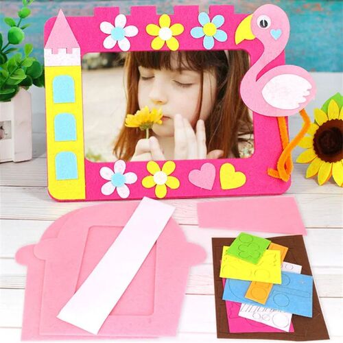 9Pcs/set DIY Cartoon Animal 6 Inch Photo Frame Children Hand