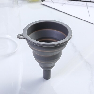 Kitchen Silicone Funnel Foldable Food Grade Small Size Easy