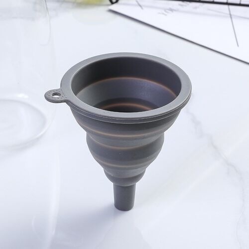 Kitchen Silicone Funnel Foldable Food Grade Small Size Easy