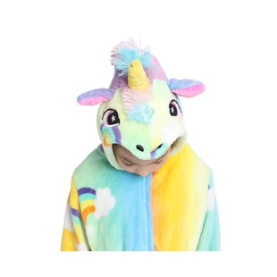 Girl Robes for Kids Winter Bathrobe Unicorn Pajamas Rainbow