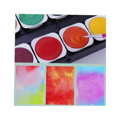 Solid watercolor paint Watercolour paint  finger painting