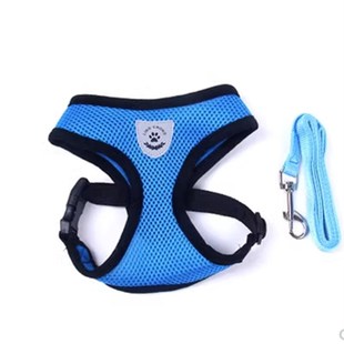 2023 new dog cat puppy pet control harness collar mesh s