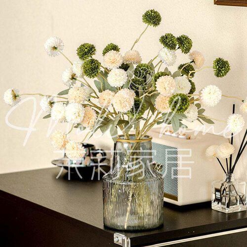 4 Pcs Artificial Flower Decoration Faux Dandelions for