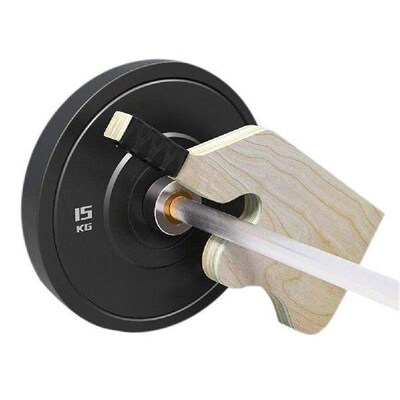 Wooden Barbell Jack with Non-Slip Handle Deadlift Jack