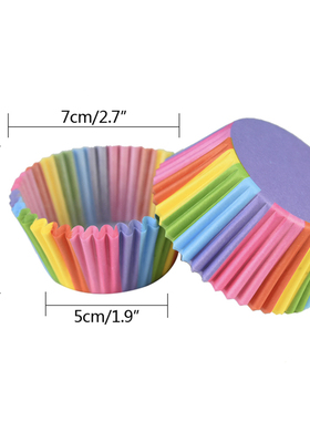 100Pcs Muffin Cupcake Paper Cups Cupcake Liner Baking Muffin