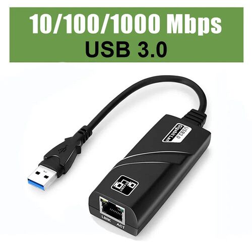 1000Mbps USB3.0 To Rj45 Lan Ethernet Adapter RTL8153 10/100/