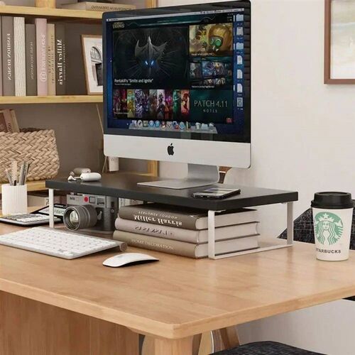 Computer Monitor Elevated Monitor Base Home Office Storage R