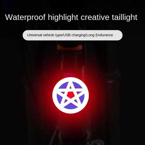 Bicycle TailLight Safety Warning Cycling Flash Tail Light Re