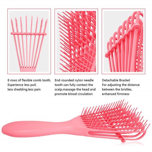 Hair Brush Scalp Massage Comb Women Detangle Hairbrush Comb