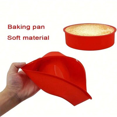 4/6/8 Inch Silicone Round Cake Mold Nonstick Baking Pan for