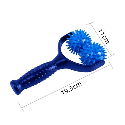 Y-type pneumatic massage stick double-head pricking ball mer