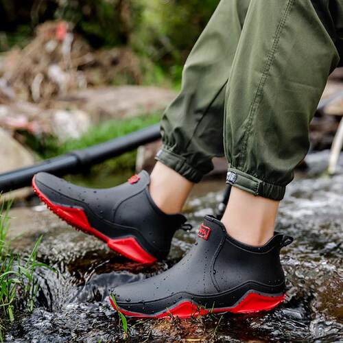 Low-cylinder Rain Shoes for Men and Women Outdoor Fishing Wa