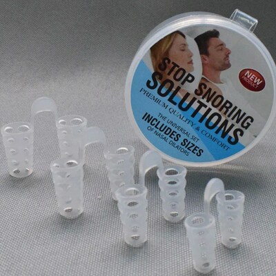 4Pcs/box Silicone Anti Snoring Nasal Dilator Easy Breathing