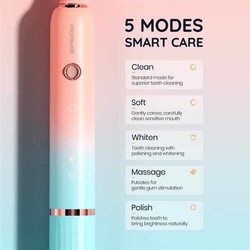 Mornwell Sonic Electric Toothbrush T33 Adult Timer Brush 5 M