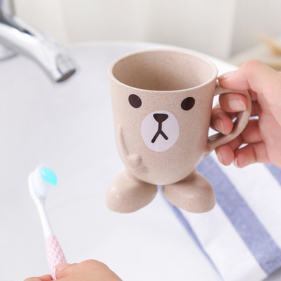 Mouthwash Cup Plastic Cup Toothbrush Holders Washing  1n ,