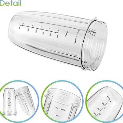 Replacement Parts 32oz Blender Cups NutriBullet 600w 900w