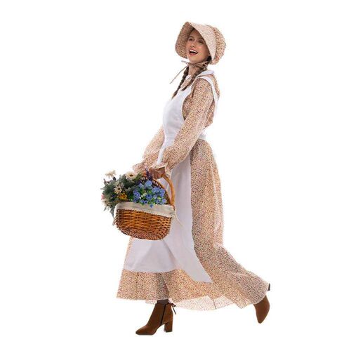 New Halloween Party Playing Costume Farmwoman Fresh Field St