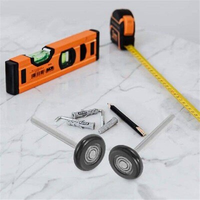 6pcs Nylon Garage Door Rollers Heavy Duty Smooth