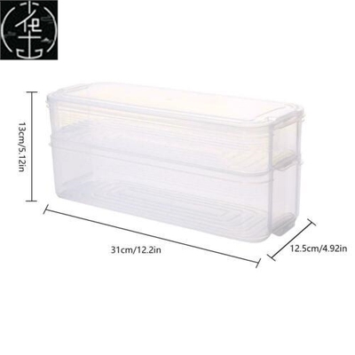 Reusable Kitchen Fridge Food Fruit Storage Container Clear P