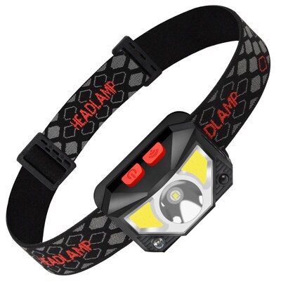 Hands-free LED Headlamp Motion Sensor head lamp头灯headlight