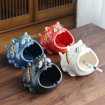 living room coffee table ceramic ashtray creative decoration