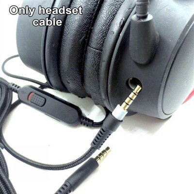 3.5mm Cord Detachable Volume Control Black Replacement Parts