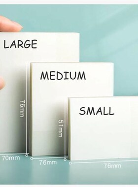 Transparent Sticky Notes with Scrapes Stickers Paper Clear s