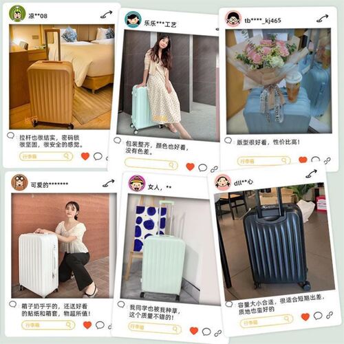 Suitcase Flight Bag Luggage Travel Trolley Case 旅行行李箱1