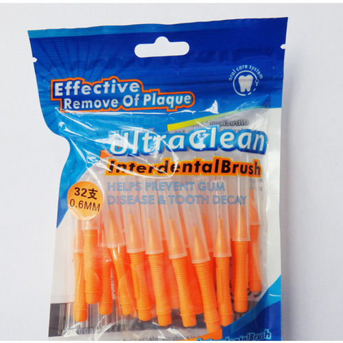32pcs 0.4-1.0mm Dental Slim Soft Interdental Brush Brush