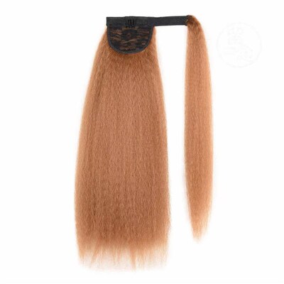 -African female explosive head wig ponytail big YAKI silk fl