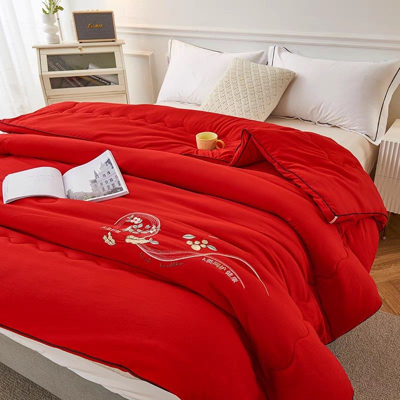 大豆纤维类冬被春秋人单人刺绣四季通用字母被加厚保暖被,床上用品,棉花被,淘宝优惠券,粉丝福利购,淘宝优惠卷