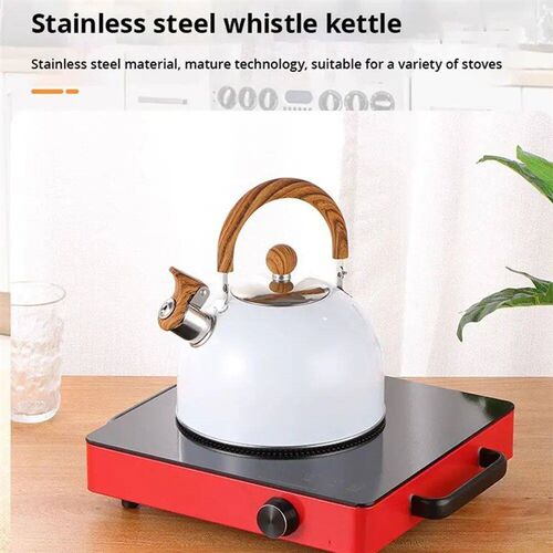 3L Gas operated Whistling kettle Easy to clean Camping equip