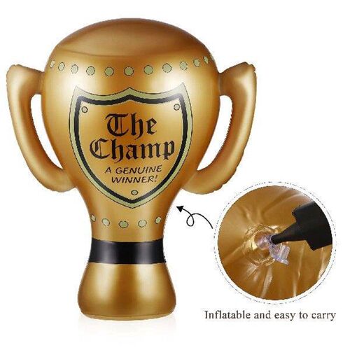 2 Pcs Inflatable Trophy PVC Simulation Award Cup for Party