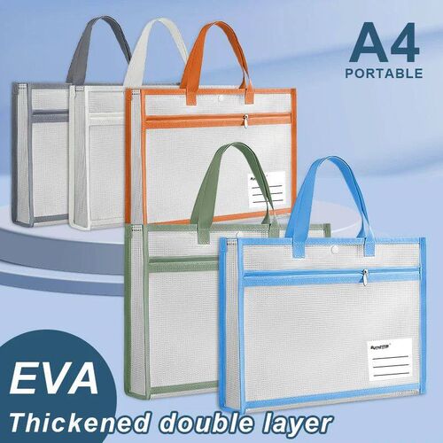 [Spacious Organizer] A4 Pocket Folders Widen Double-Layer Me