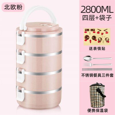 food storage container insulated lunch box tub set cutlery