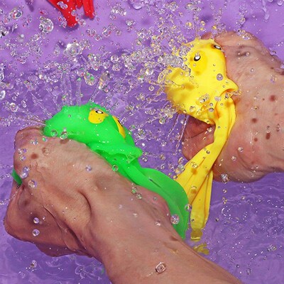 4 Colors Sponge Absorbent Octopus Baby Bath Toys Squeezing S