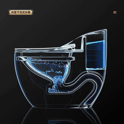 Gongcai Egg Type Toilet Large Pipe Color Siphon Pumping Smal