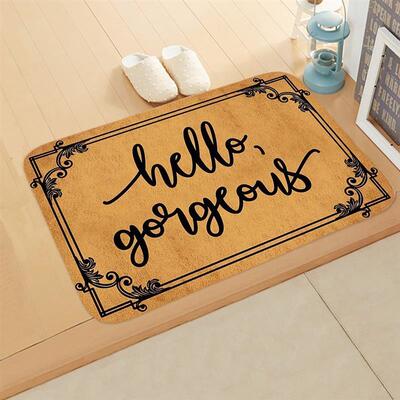 Welcome Doormat Welcome Letters AntiSlip Door Mat Carpet Do